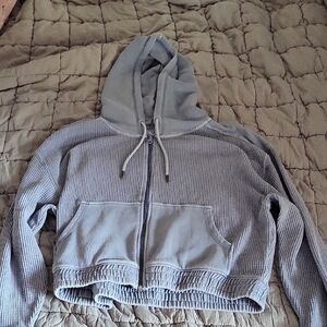 Natural Reflections Light Blue Hooded Jacket